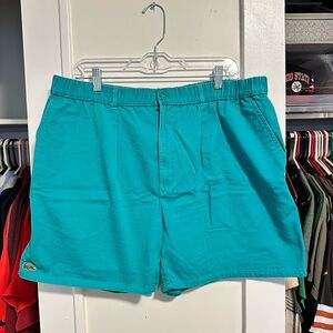 Vintage Izod x Lacoste Teal Tennis Shorts